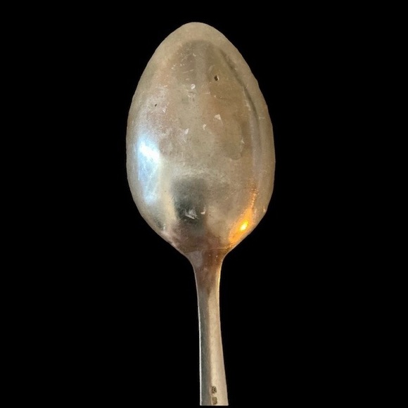 Coffee Am Wine Pm Silver Spoon Marked by Designer Silverware Housewares - Picture 6 of 6